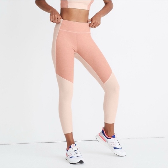 Outdoor Voices 3/4 Warmup Leggings Rose Quartz/Terracotta Size L - Picture 3 of 11